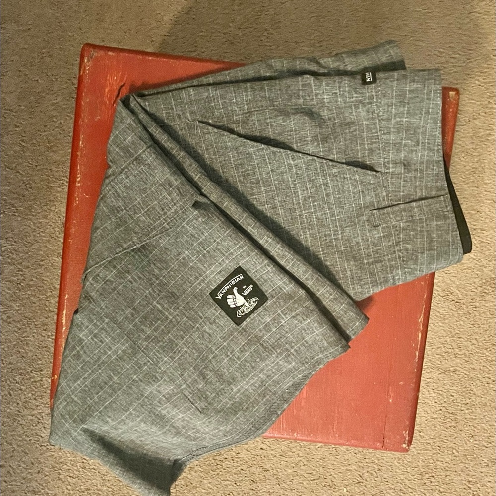 Boys Gray Vanphibian shorts, size 14